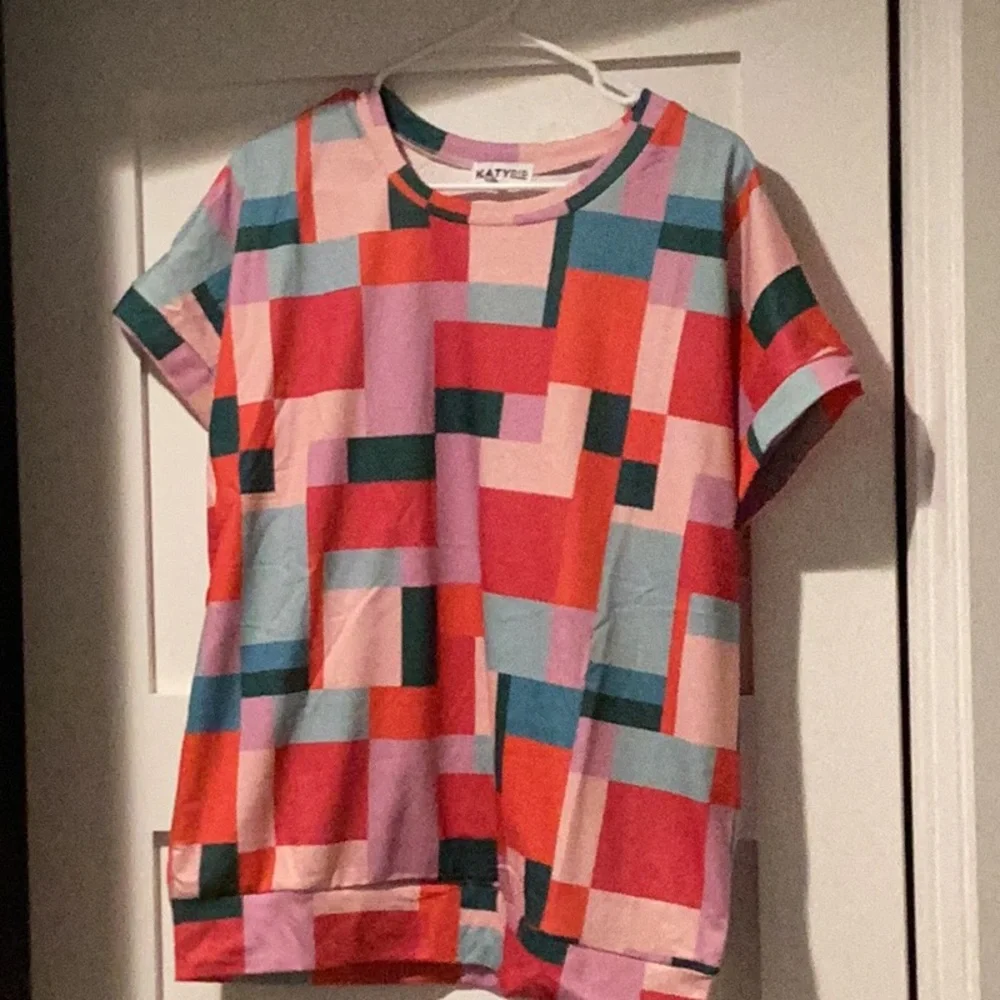Katydid Colorful Geometric Robe - Picture 3 of 10